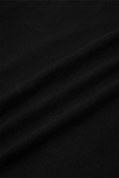 MOCK NECK TEE V3 IN CAVIAR
