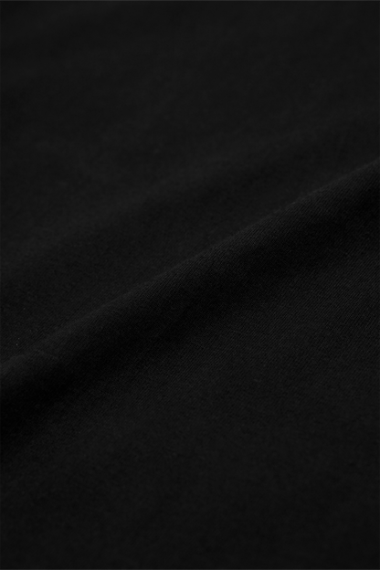 MOCK NECK TEE V3 IN CAVIAR