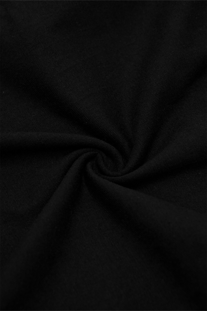 MOCK NECK TEE V3 IN CAVIAR