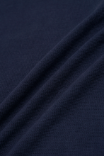 WAFFLE WEAVE OVERSIZED TEE V3 IN NAVY BLUE