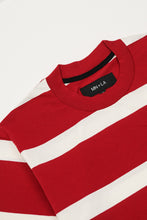 RED/BONE STRIPED CLASSIC TEE V3