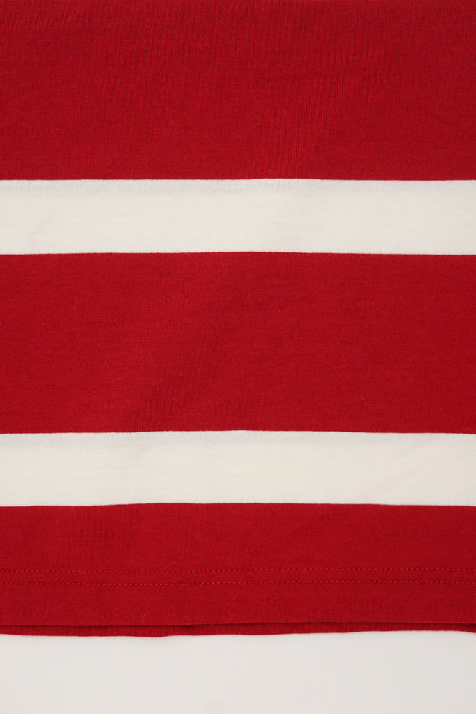 RED/BONE STRIPED CLASSIC TEE V3 – MN+LA