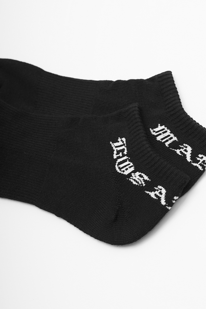 ANTHRACITE ANKLE SOCKS (3 PACK)