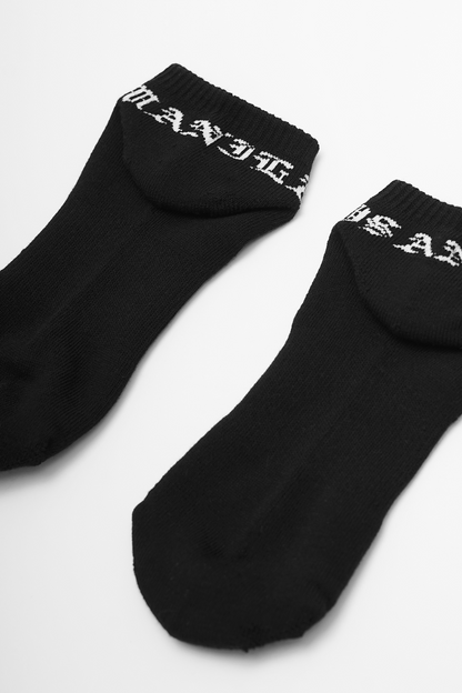 ANTHRACITE ANKLE SOCKS (3 PACK)