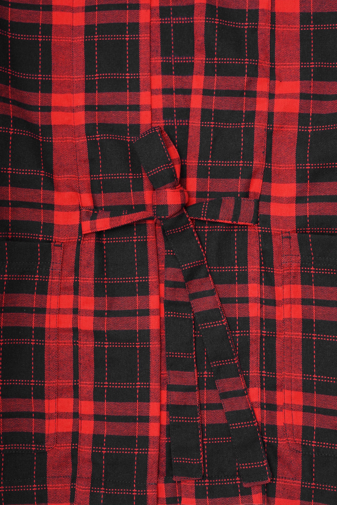 NAVY/RED S/S DRAPE