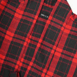 NAVY/RED S/S DRAPE