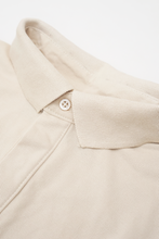 "CLUB" S/S POLO SHIRT IN OAT