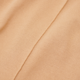 WAFFLE WEAVE PLEATED CROPPED PANTS IN WHEAT
