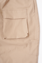 CHAMPAGNE  7 POCKET  TWILL LOUNGE PANTS