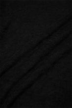 TOWEL TERRY RAW STITCHING LONGSLEEVE TEE IN ANTHRACITE