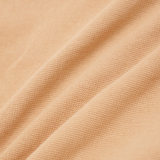WAFFLE WEAVE PLEATED CROPPED PANTS IN WHEAT