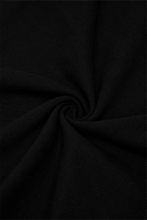 WAFFLE WEAVE MOCK NECK TEE V3.1 IN CAVIAR