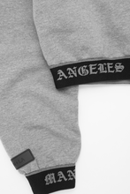 CROPPED HOODIE IN HEATHER GREY