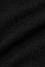 STRIPED PIQUE SHORTS IN ANTHRACITE
