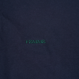 LONGSLEEVE POLO SHIRT IN NAVY