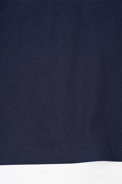 LONGSLEEVE POLO SHIRT IN NAVY
