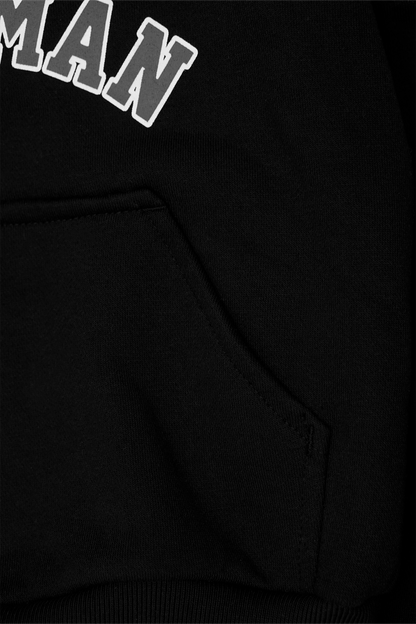 "VARSITY" LITTLE HUMAN™ HOODIE IN ANTHRACITE