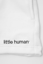 LITTLE HUMAN™ SWEATSHORTS IN WHITE