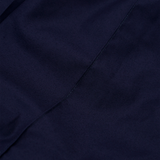PLEATED WIDE CROPPED PANTS IN NAVY