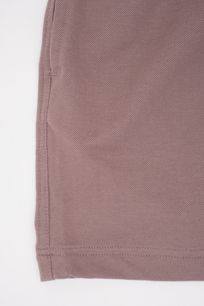 PIQUE HOUSE SHORTS IN MAUVE