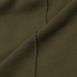 PLEATED HOUSE SHORTS IN OLIVE