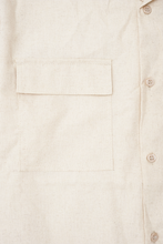 CUBAN COLLAR SHIRT IN OAT