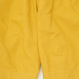 LINEN HOUSE SHORTS IN MUSTARD