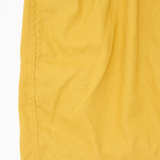 LINEN HOUSE SHORTS IN MUSTARD