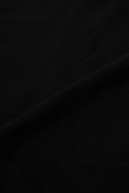 MOCK NECK TEE V3 IN ANTHRACITE