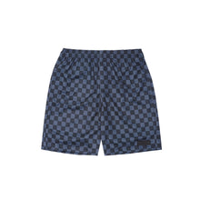 CHECKMATE MESH SHORTS IN PIGEON BLUE