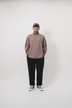 "CLUB" L/S POLO SHIRT IN MAUVE