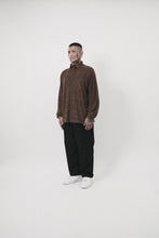"CLUB" TOWEL TERRY L/S POLO SHIRT IN OLIVE
