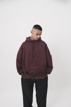 ROGUE OVERSIZED HOODIE IN WINE