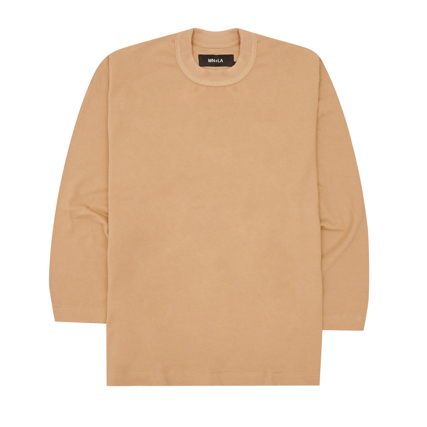 WAFFLE WEAVE LONGSLEEVE TEE V3 IN WHEAT