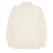 "CLUB" L/S POLO SHIRT IN OAT