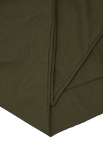 LINEN PLEATED LOUNGE PANTS IN OLIVE