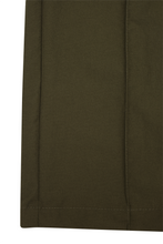 SHINOBI PLEATED BOOTCUT PANTS IN OLIVE