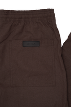 LINEN LOUNGE PANTS IN WOOD