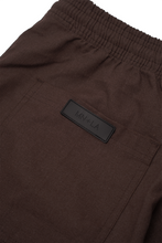 LINEN LOUNGE PANTS IN WOOD