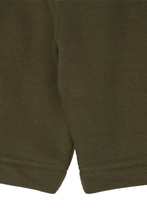 PLEATED HOUSE SHORTS IN OLIVE