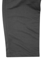 FRENCH TERRY WIDE LOUNGE PANTS IN CHARCOAL GREY