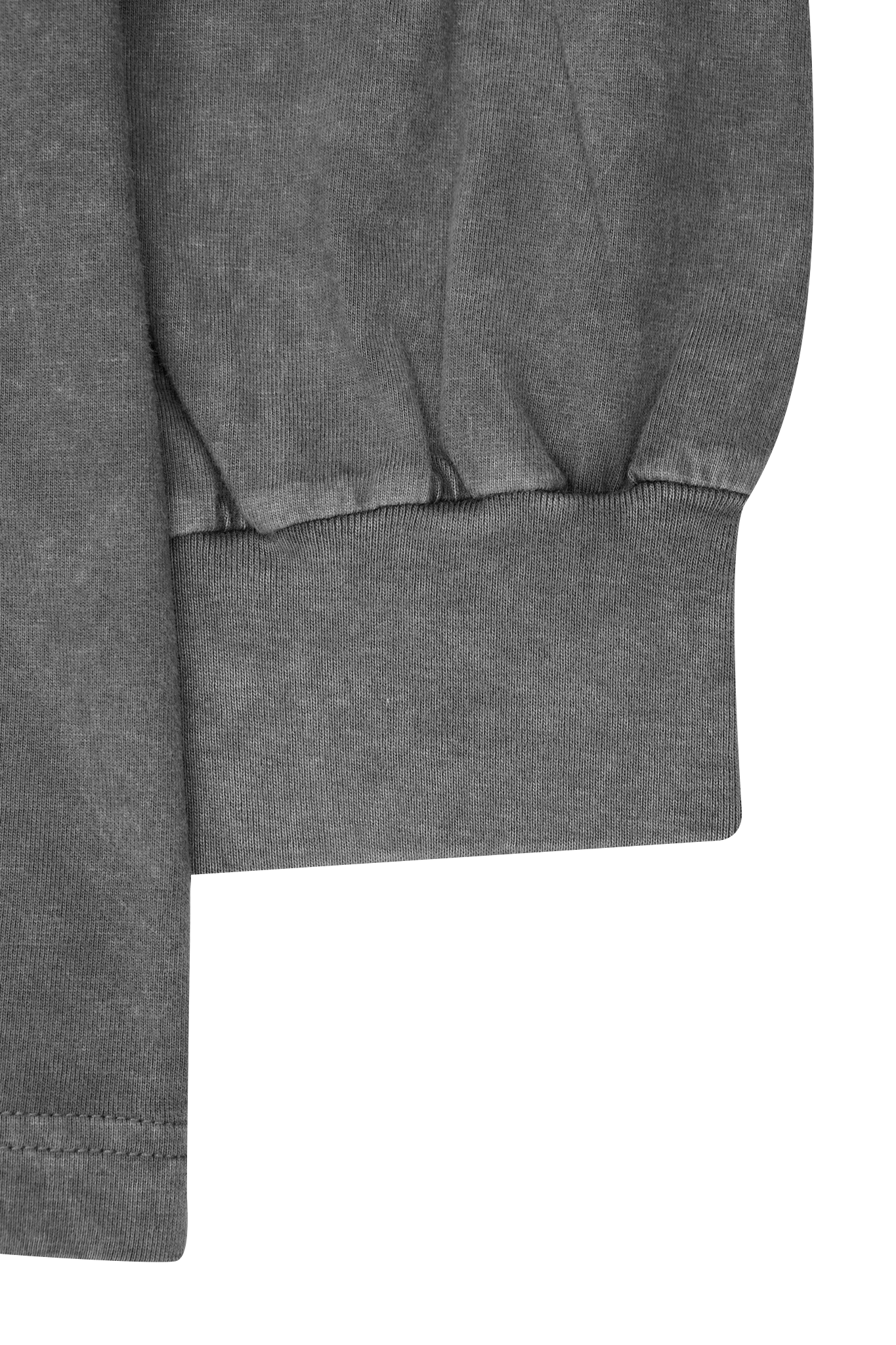 VINTAGE LONGSLEEVE TEE IN DARK ASH