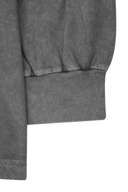 VINTAGE LONGSLEEVE TEE IN DARK ASH