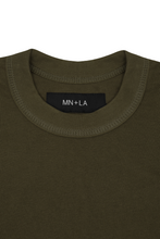 WAFFLE WEAVE LONGSLEEVE TEE V3 IN OLIVE