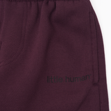LITTLE HUMAN™ LOUNGE PANTS IN WINE