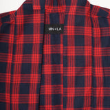 RED/NAVY S/S DRAPE