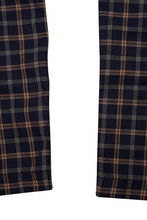 MAASTRICHT BLUE PLAID WIDE LOUNGE PANTS