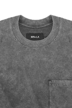STORM GREY TATTERED POCKET BOX TEE
