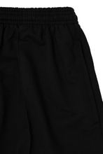 FRENCH TERRY PLEATED ULTRA WIDE LOUNGE PANTS IN ANTHRACITE