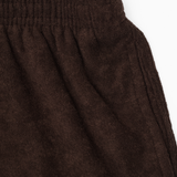 TOWEL TERRY HOUSE SHORTS IN WOOD